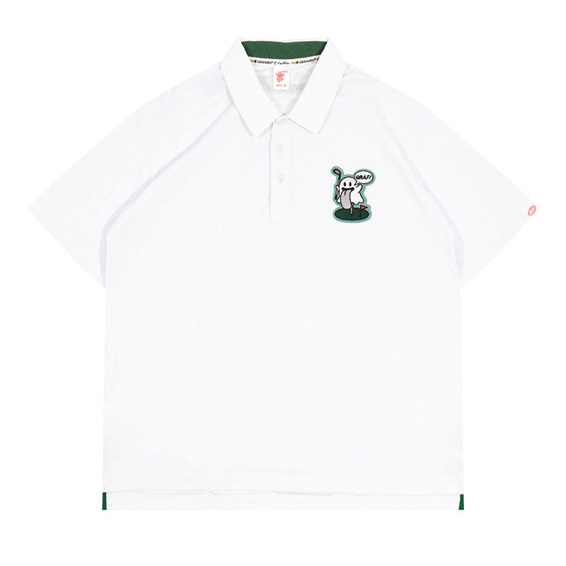 GRAF&WU Ballin BooGhost Golf Cute Ghost 2.0 Polo T-Shirt
