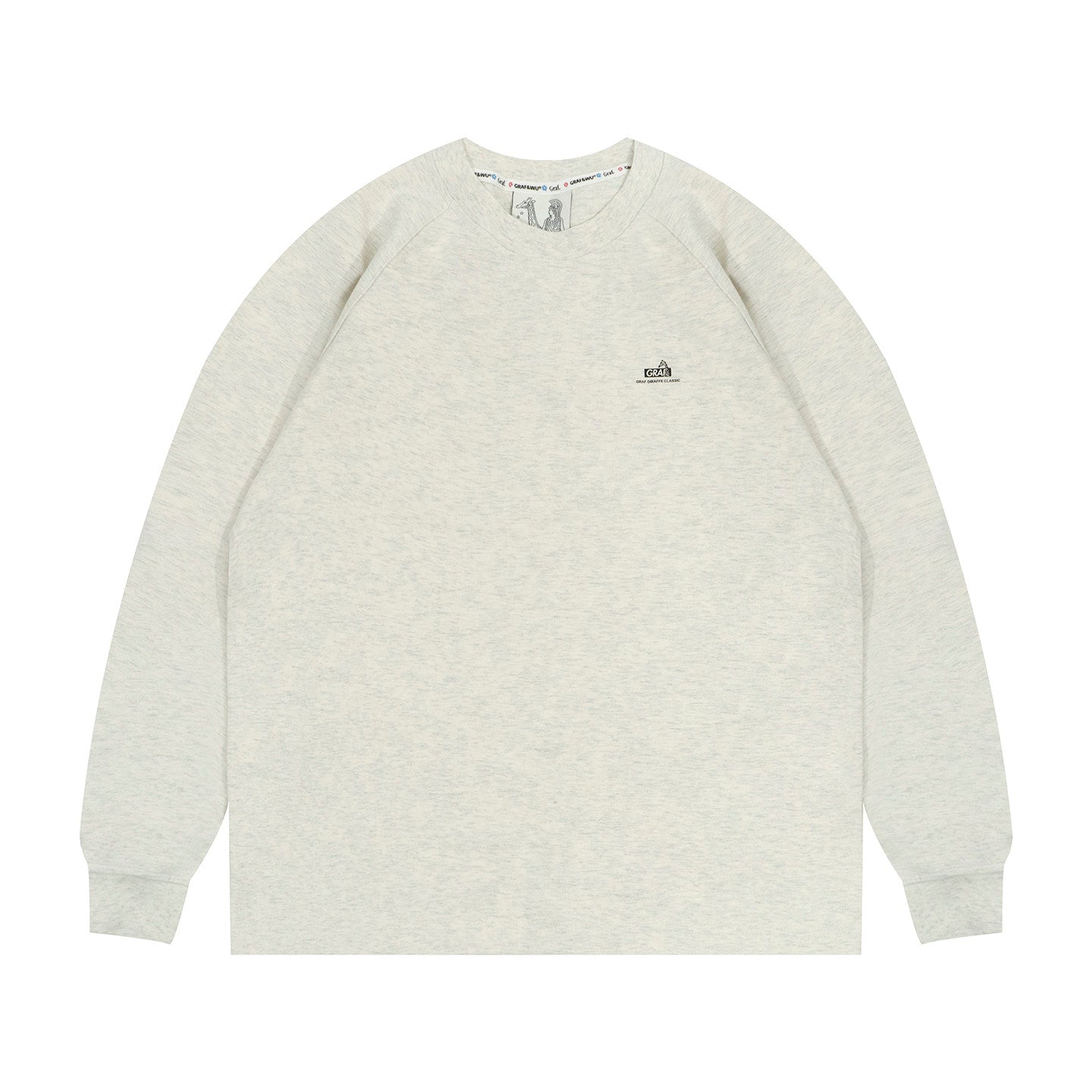 GRAF&WU Mini Angle Cute Ghost Giraffe Cotton Long-sleeved Shirt