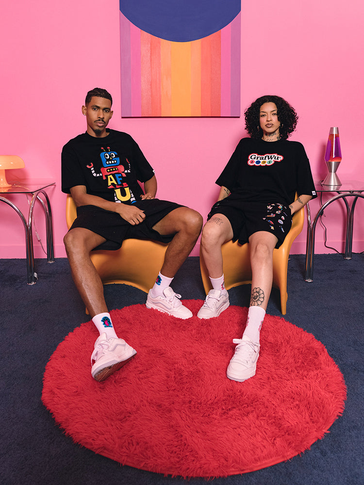 GRAF&WU Robot Pattern design T-shirts