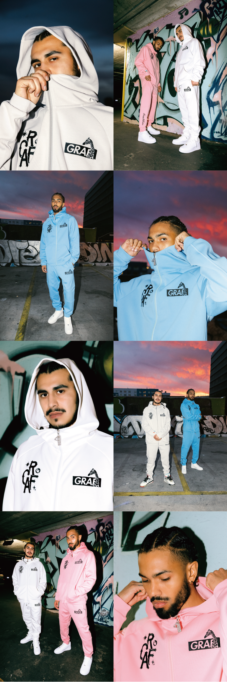 GRAF&WU Fashion casual Hoodie UK Drip Thin autumn sports cardigan coat