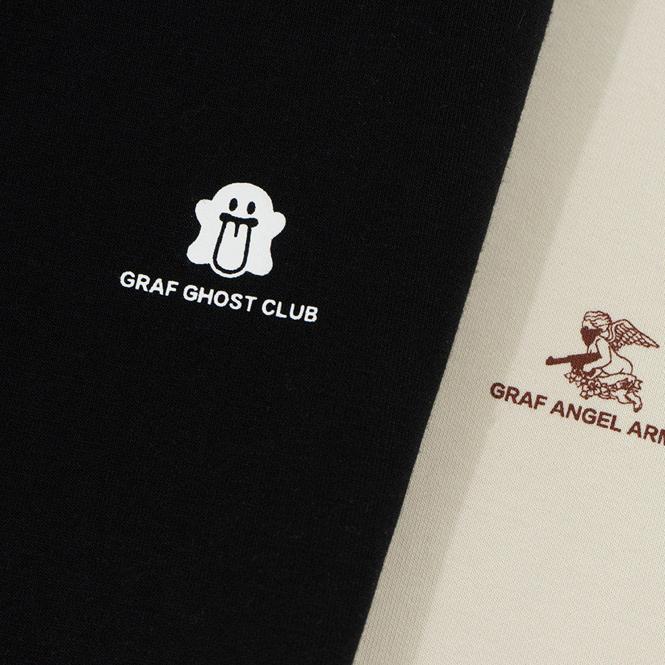 GRAF&WU Tiny Angel Cute Ghost Giraffe Fleece Cotton Hoodie