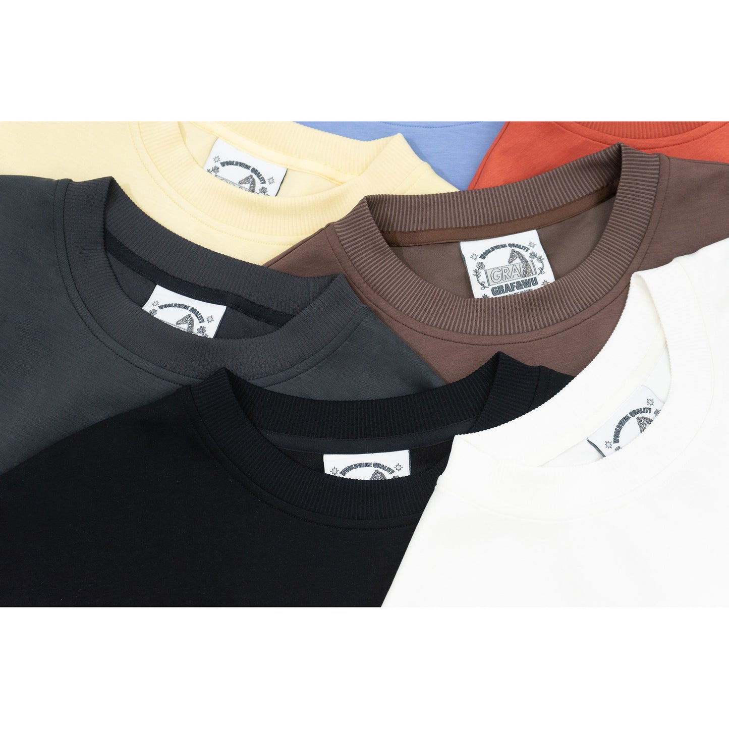 GRAF&WU Logo Fashion Cool Feeling Cozy T-shirt
