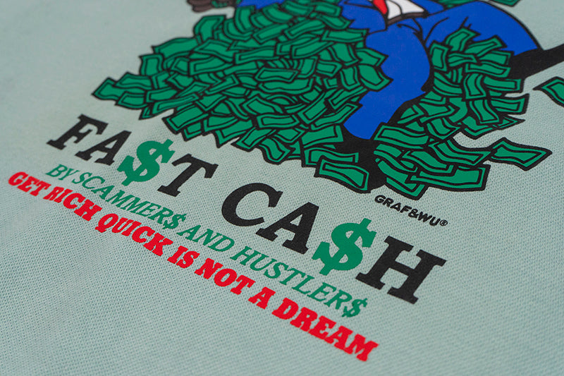 GRAFWU Graffy Drip In Cash Pattern T-Shirts