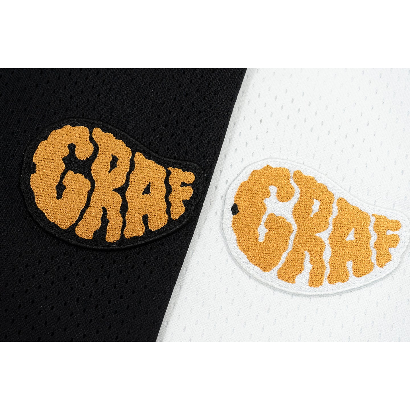 GRAF&WU Cute embroidery badge design double-layer mesh breathable T-shirts