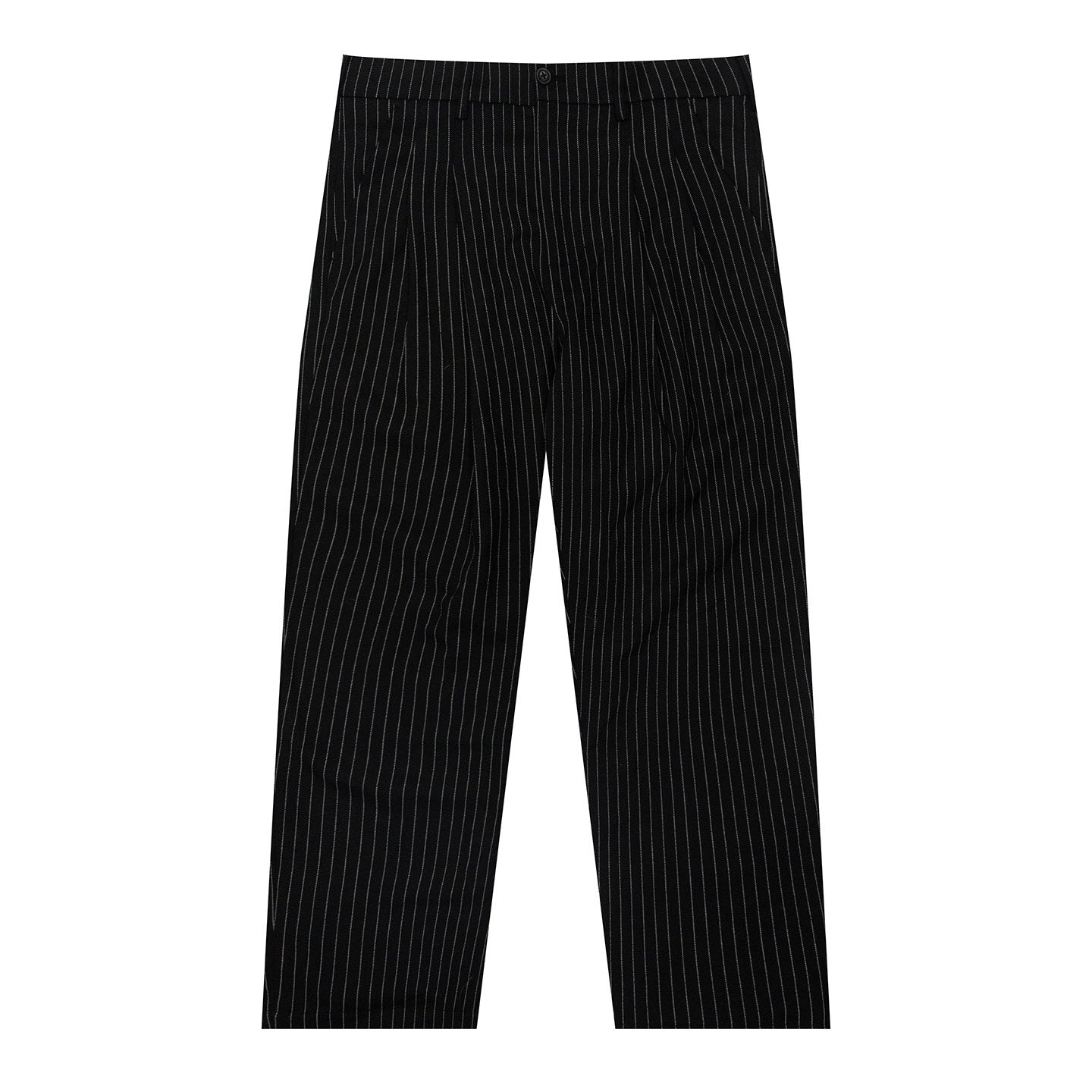 GRAF&WU Vertical Striped Loose Casual Trousers