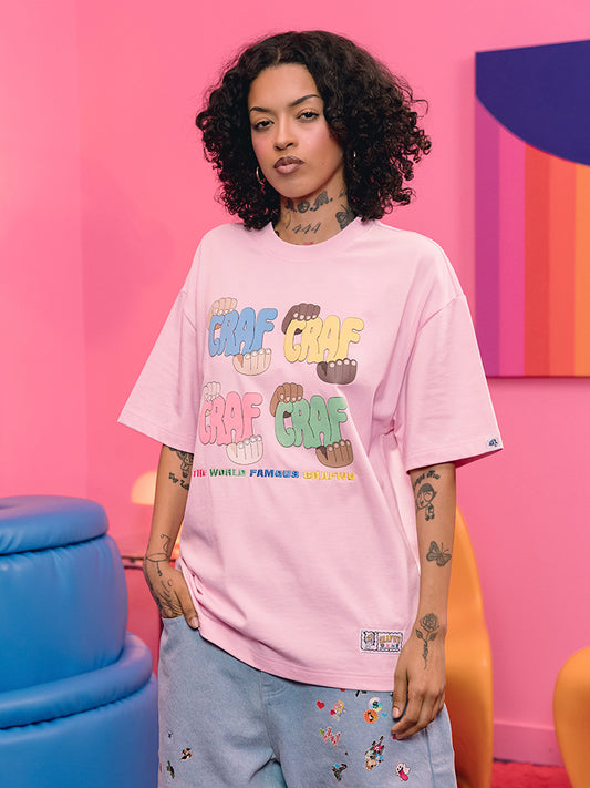GRAFWU Cute Global Village Unity Theme T-Shirts