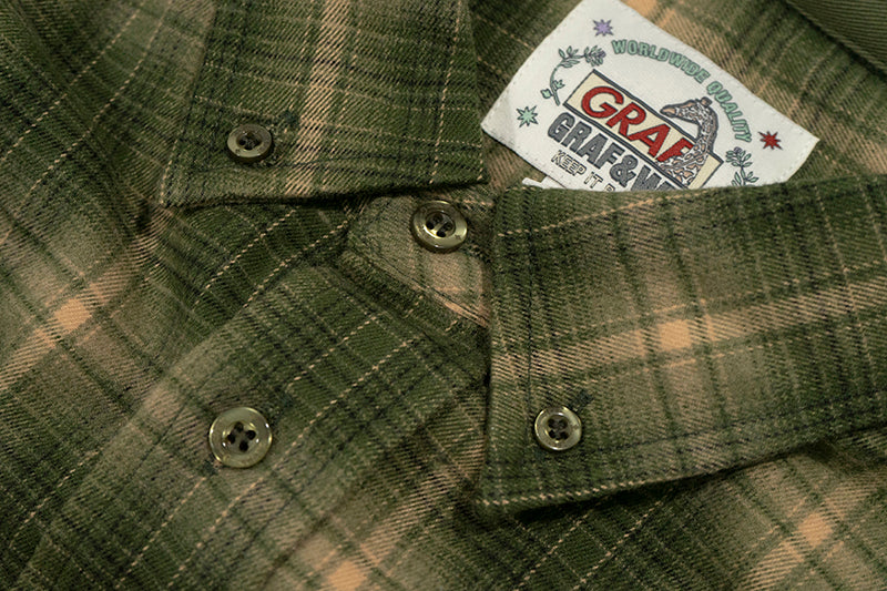 GRAF&WU Brand Logo Embroidered Street Shirt