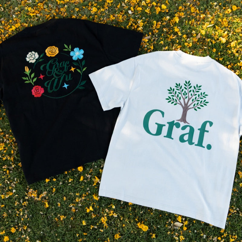 GRAFWU Vitality Tree Pattern T-Shirt