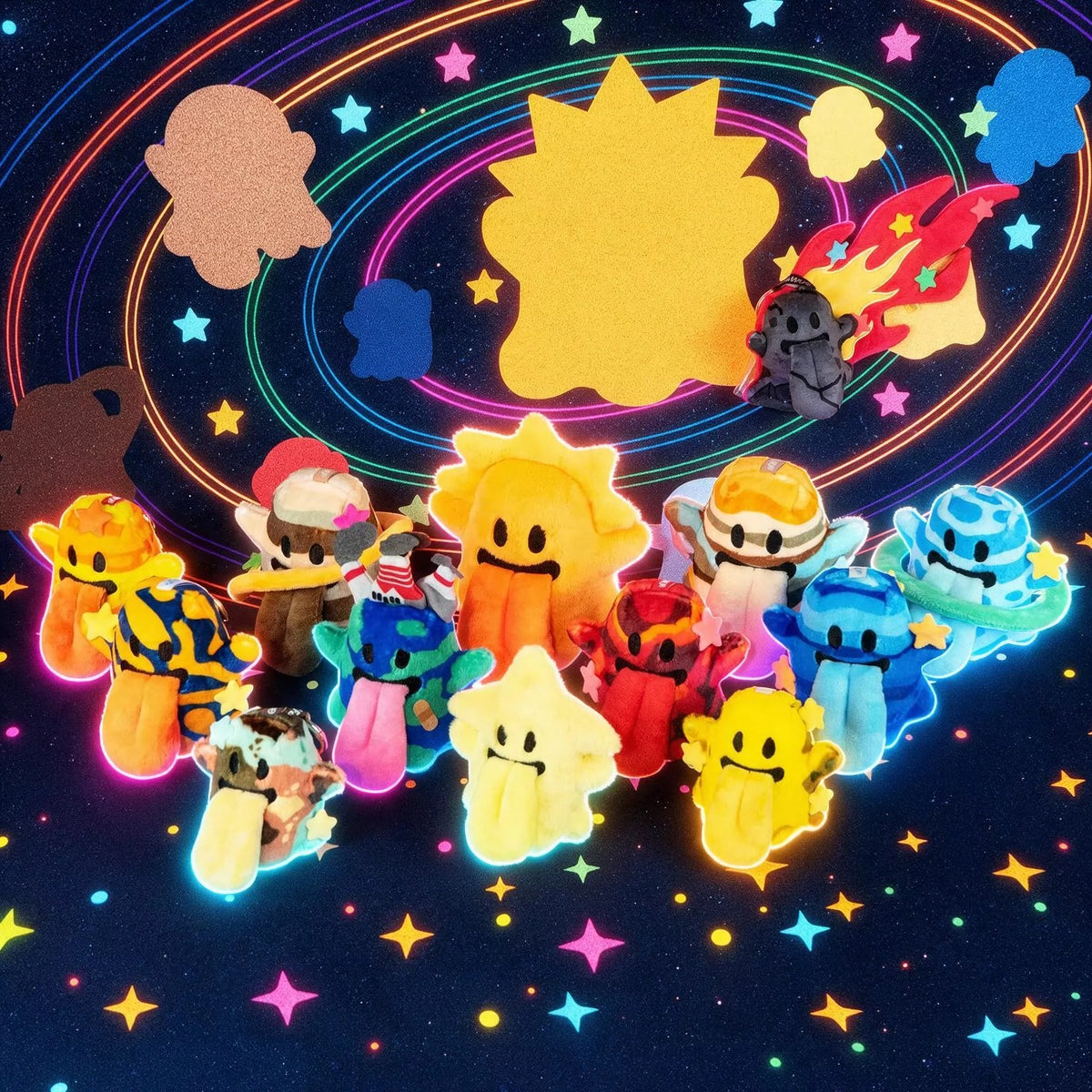 Galaxy Planet Plush Bag Charms | GRAF&WU