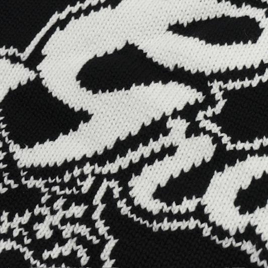 GRAF&WU Letter AK47 Little Angel Knitted Warm Sweater