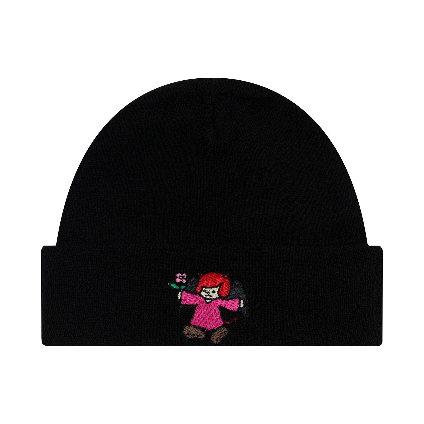 GRAF&WU Cartoon Demon Angel Colorful Embroidered Hip Hop Wool Hat