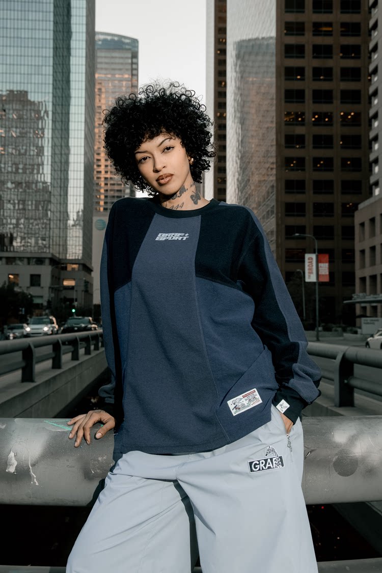 GRAF&WU GSport Streetwear Casual Long-Sleeve T-Shirt