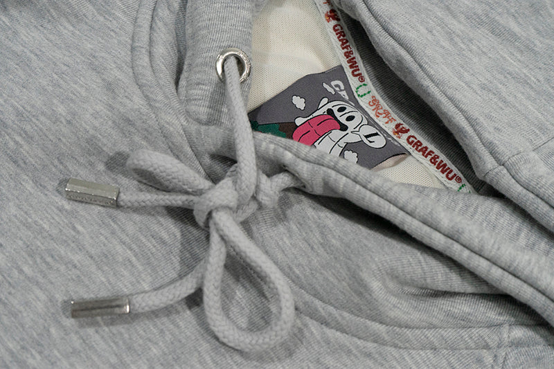 GRAF&WU Five Elements Origin 12 Elements Cute Ghosts Wool Hoodie