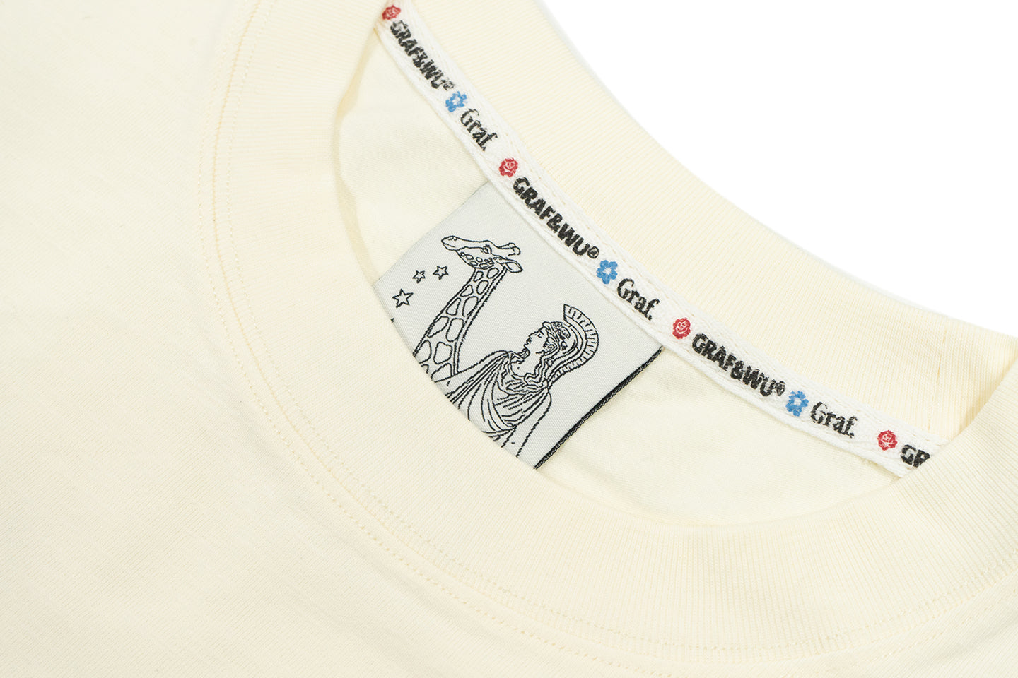 GRAF&WU Horsehair Western Pocket Design Cotton Long-Sleeve Shirt
