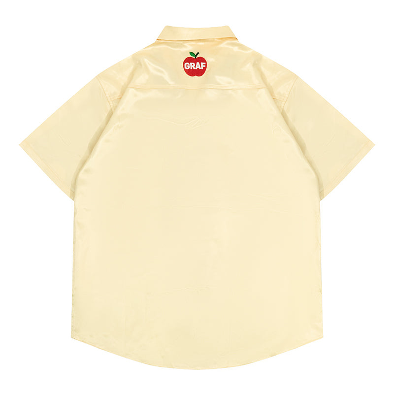 GRAF&WU Embroidered Cows Apple Prints T-shirts