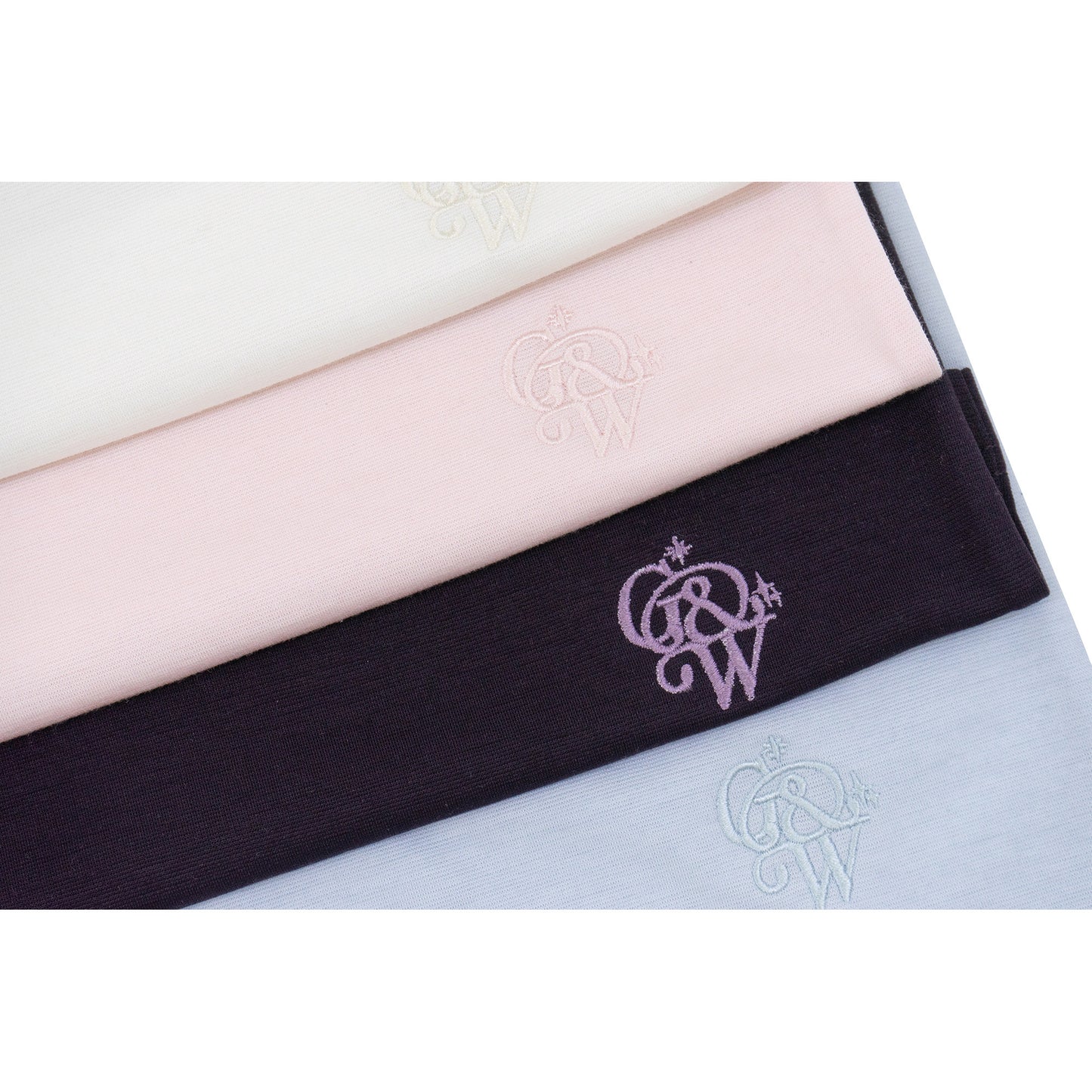 GRAF&WU Mini Embroidered Tencel Cozy Regular Shoulder Fit T-shirt