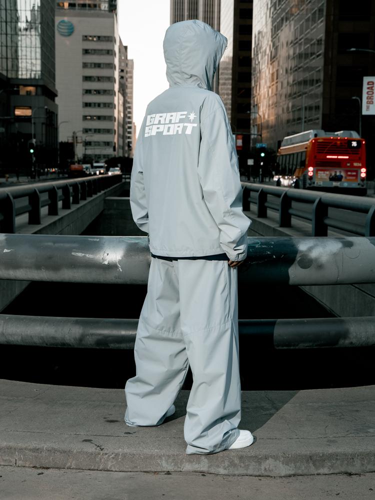 GRAF&WU SPORT Reflective print Lightweight Jacket