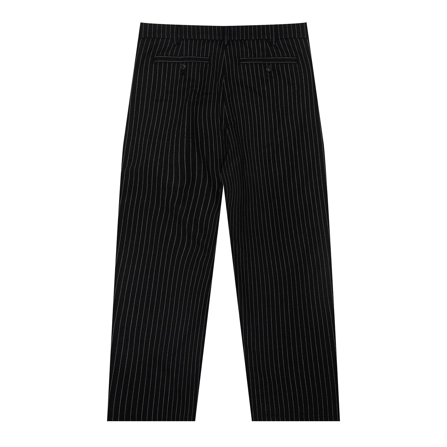 GRAF&WU Fashion Vertical Striped Design Loose Casual Trousers