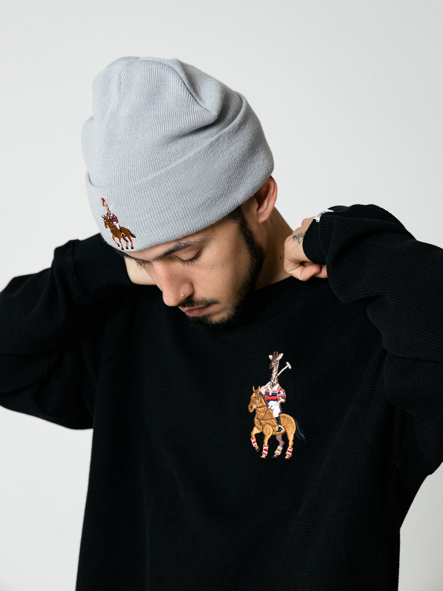GRAF&WU Giraffe Character Streetwear Knitted Hat