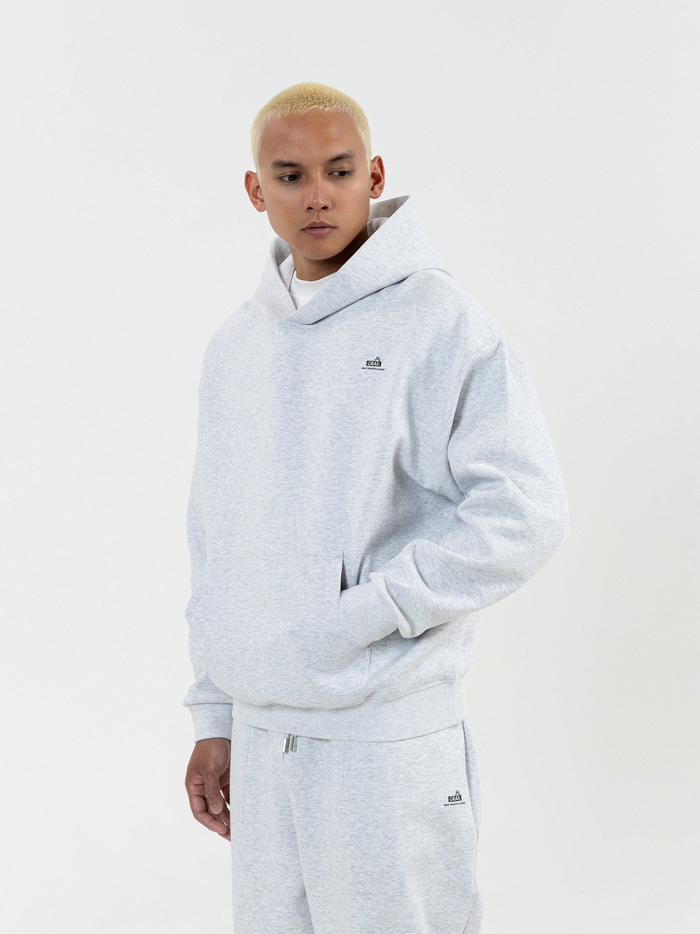GRAF&WU Tiny Angel Cute Ghost Giraffe Fleece Cotton Hoodie