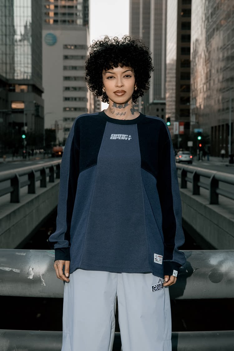 GRAF&WU GSport Streetwear Casual Long-Sleeve T-Shirt