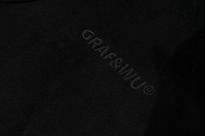 GRAF&WU Paisley Lining Design Fashion Wool Coat | Premium Winter Overcoat