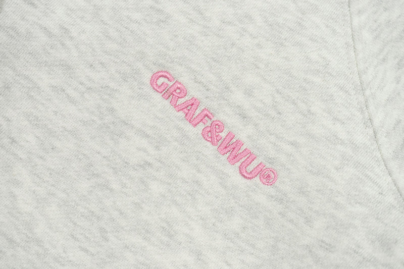 GRAF&WU Brand Logo Embroidery design Fashion Coat