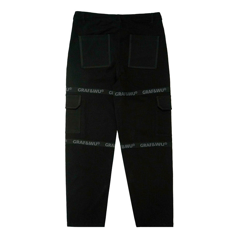 GRAFWU Retro Old School Canvas Trousers