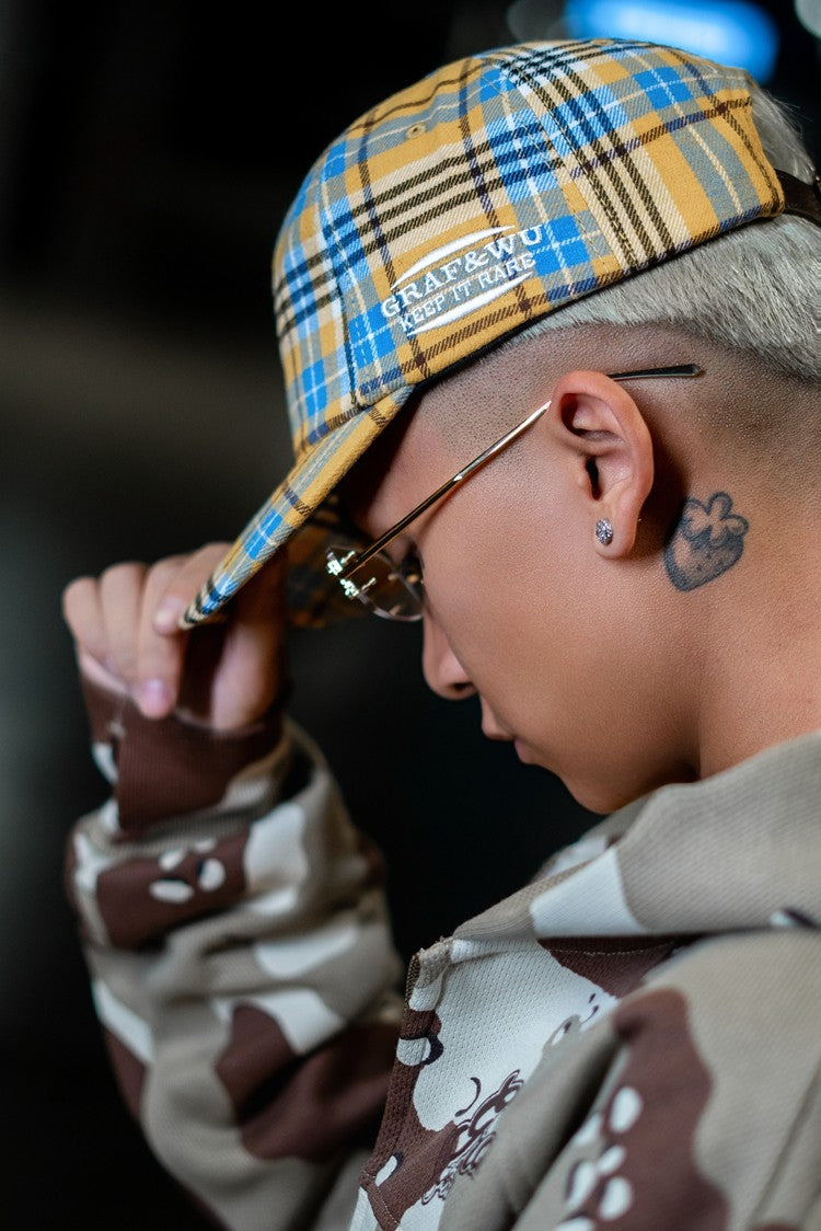 GRAF&WU AK47 Angel Desert Camouflage Streetwear Short Zip-up Hoodie