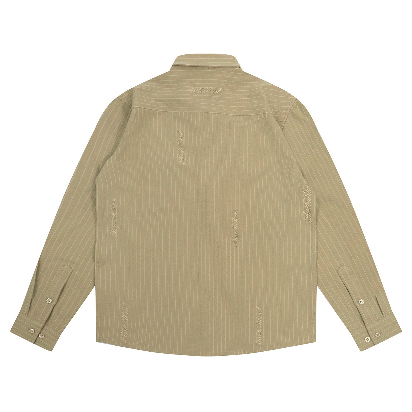 GRAF&WU Letter Embroidery Striped Mexican Style Fashion Shirts