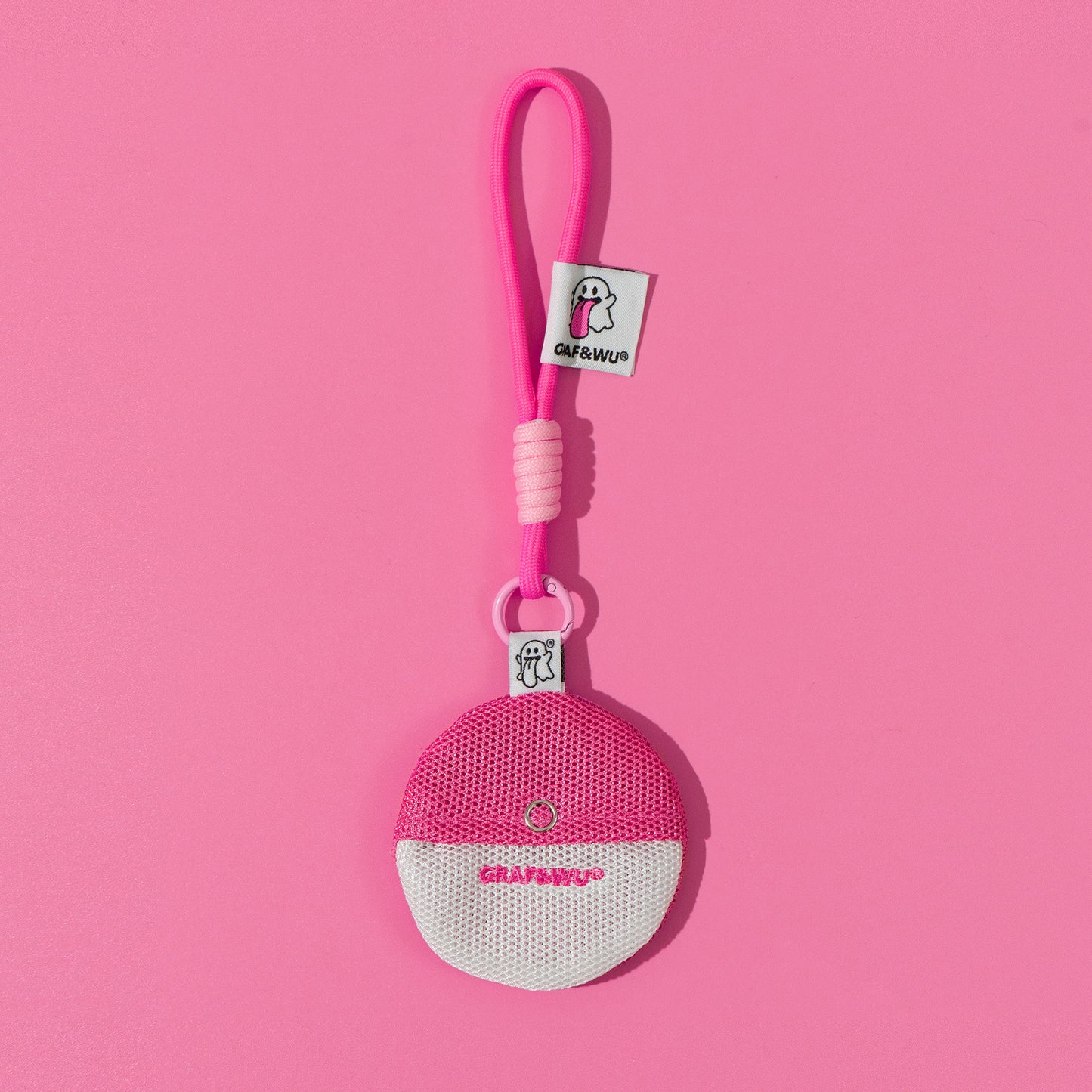 GRAF&WU OG Booghost Bluetooth Headphone Case Fashion Pink Coin Purse