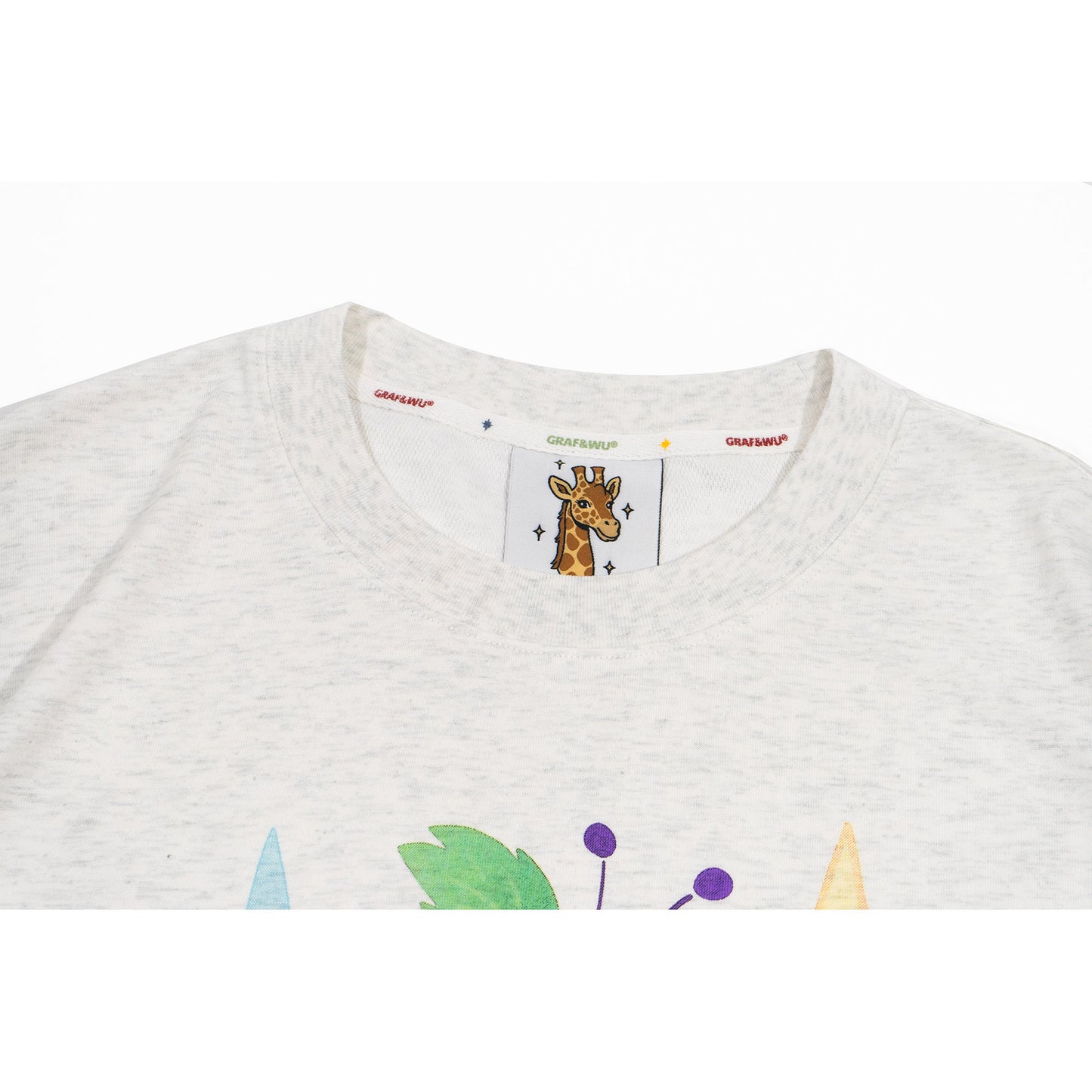 GRAF&WU【Giraffe Fable】Fox and Grapes Story Streetwear Cool Feeling T-Shirt