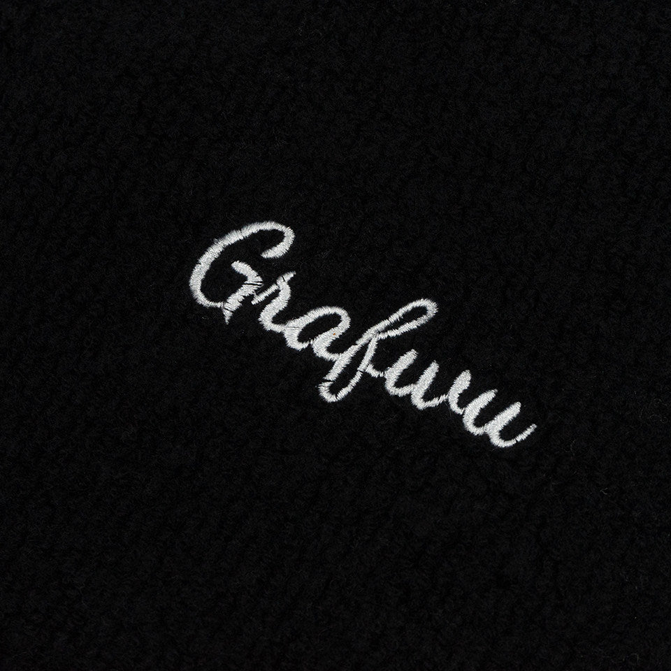 GRAF&WU Cashmere Knitted Soft Crew Neck Thick Sweater