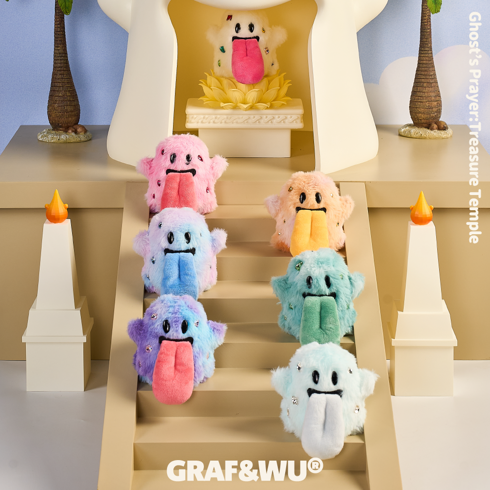 GRAF&WU Treasure Temple GemGhost Blessed Trendy Plush Blind Box