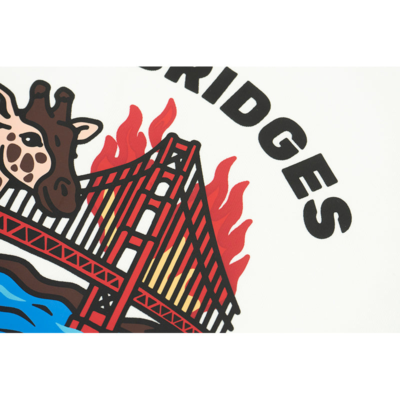 GRAFWU Cut Off The Back Road And Burn The Bridge Giraffe T-Shirts