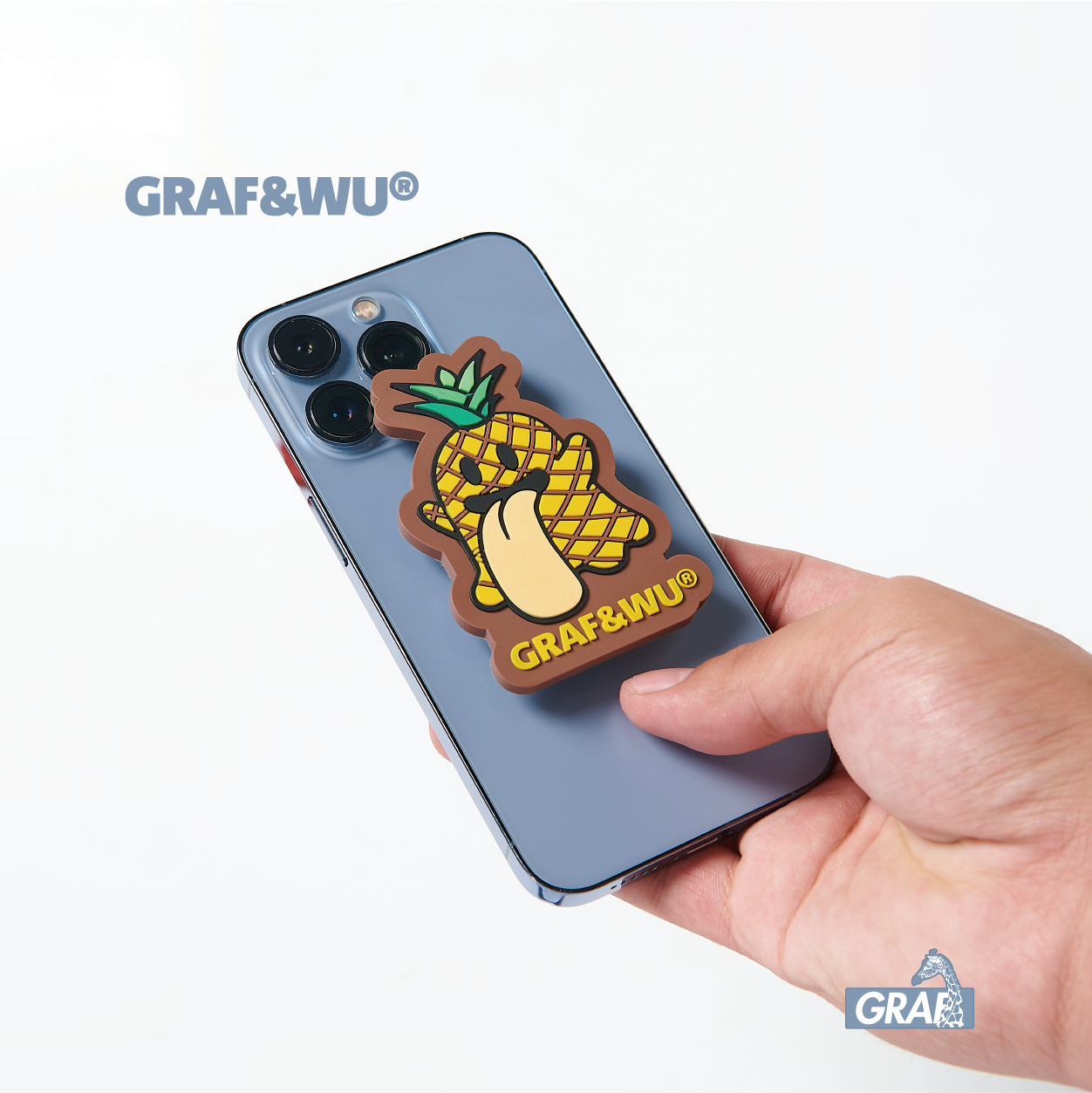 GRAF&WU BooGhost Cute Ghost 2.0 Universal Adhesive Airbag Phone Holder