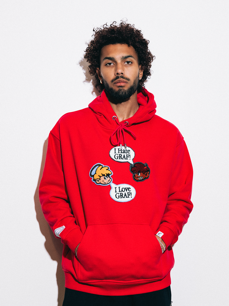 GRAF&WU 9 Relationships Love Family Friend Fleece Hoodie