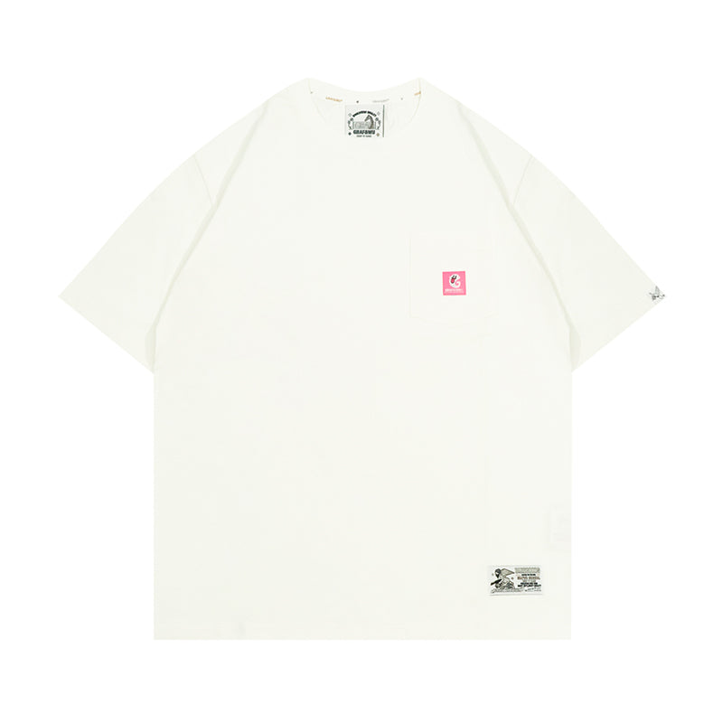 GRAF&WU G Letter Cute Ghost T-shirts