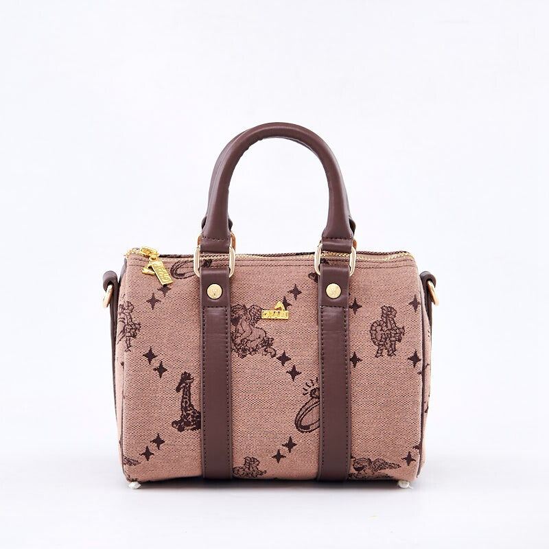 GRAF&WU Project Paisley Denim Crossbody Bag Angel Pattern Small Tote Bag