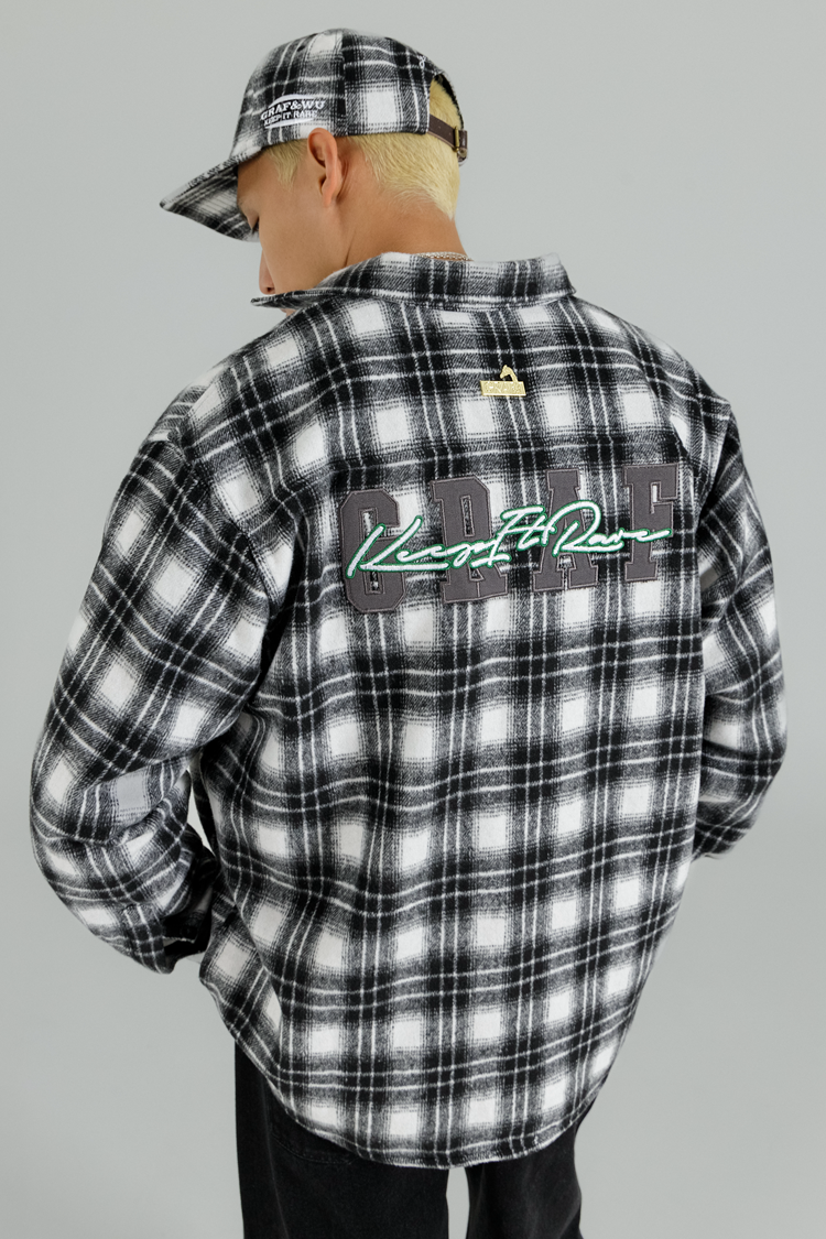 GRAF&WU Brand Keep It Real Embroidered Streetwear Fashion Shirt