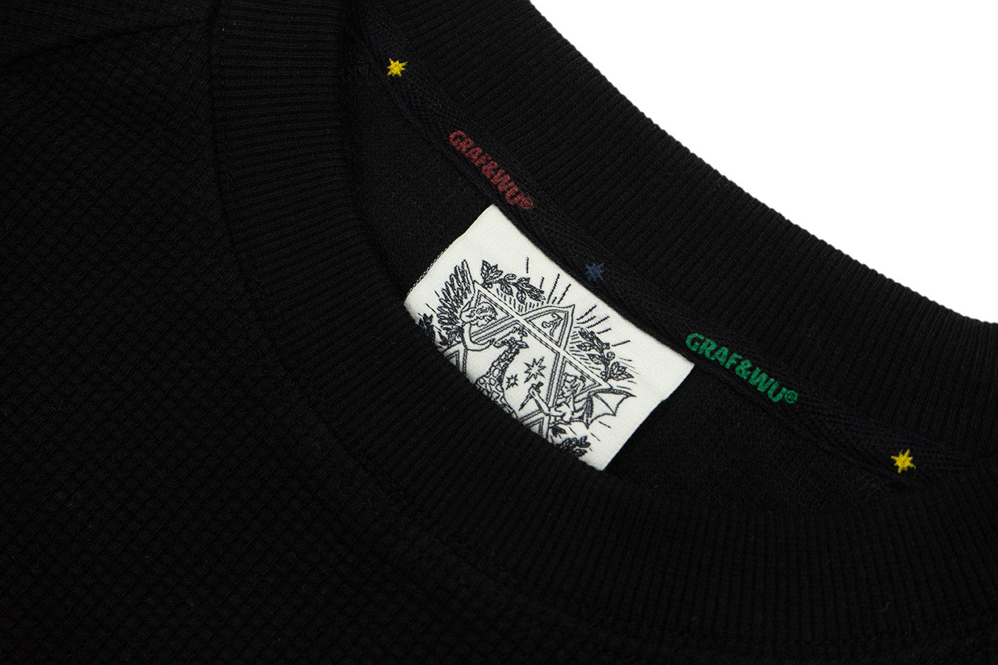 GRAF&WU Equestrian Sports Embroidered Graphic Long-sleeved Shirt