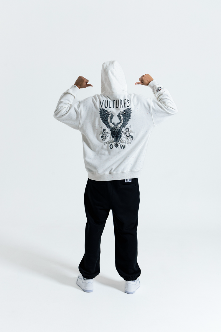 GRAF&WU Vultures Angel Graphic Hoodie Aesthetic Sweatshirt