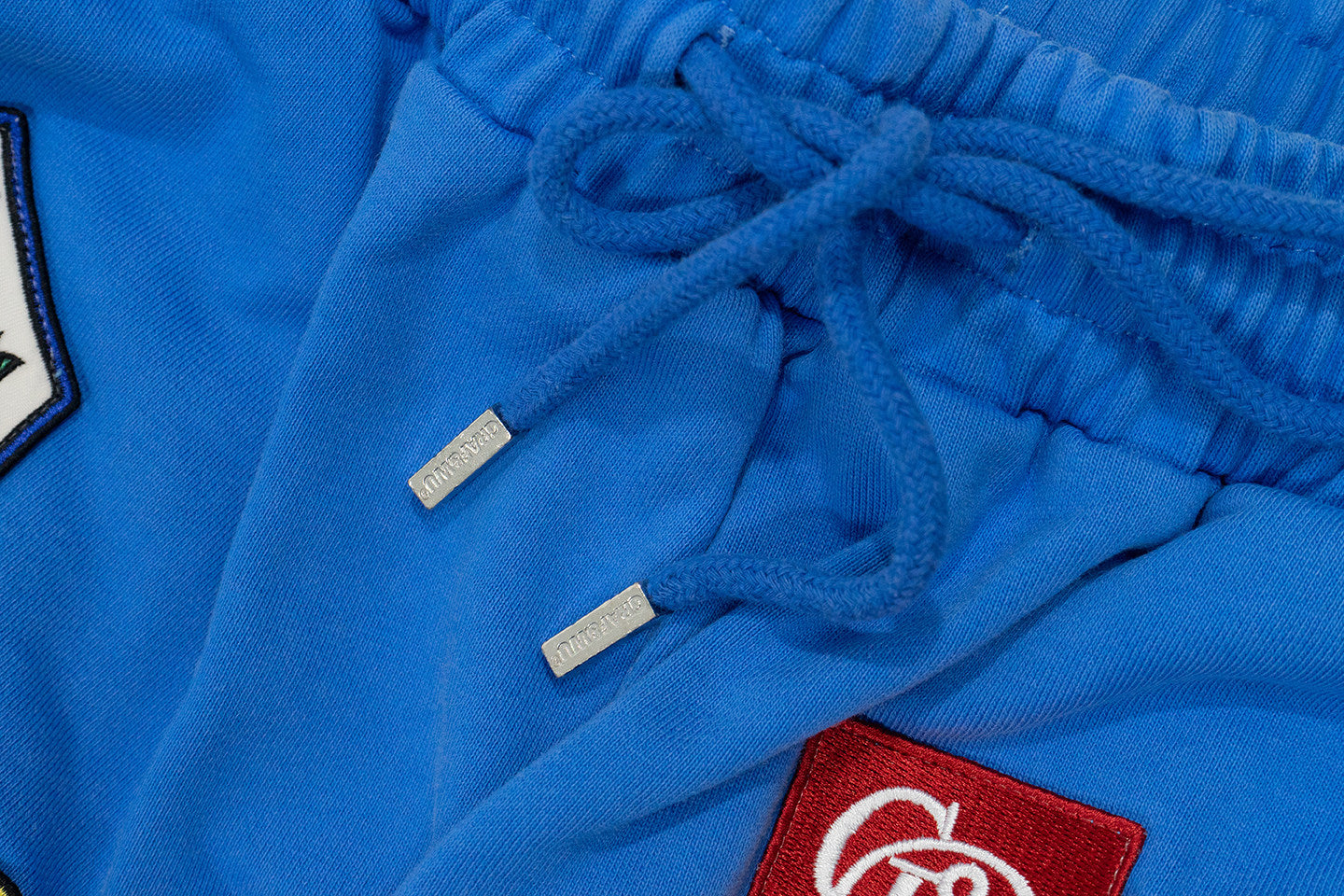 GRAF&WU Badge Character Design Graphic Vintage Washed Pants