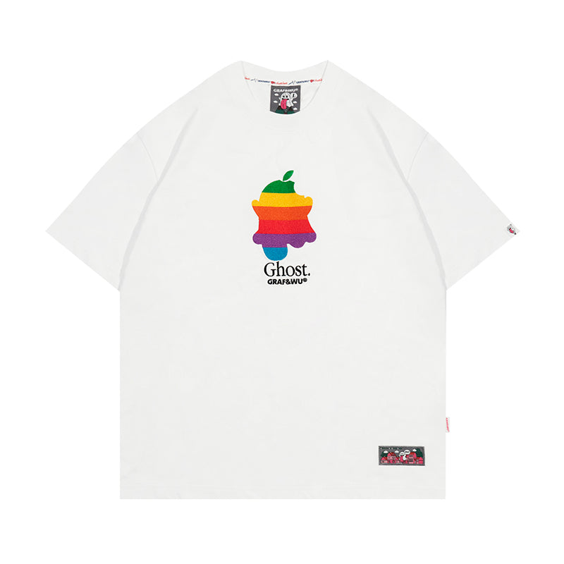 GRAF&WU Rainbow Cute Ghost T-Shirts