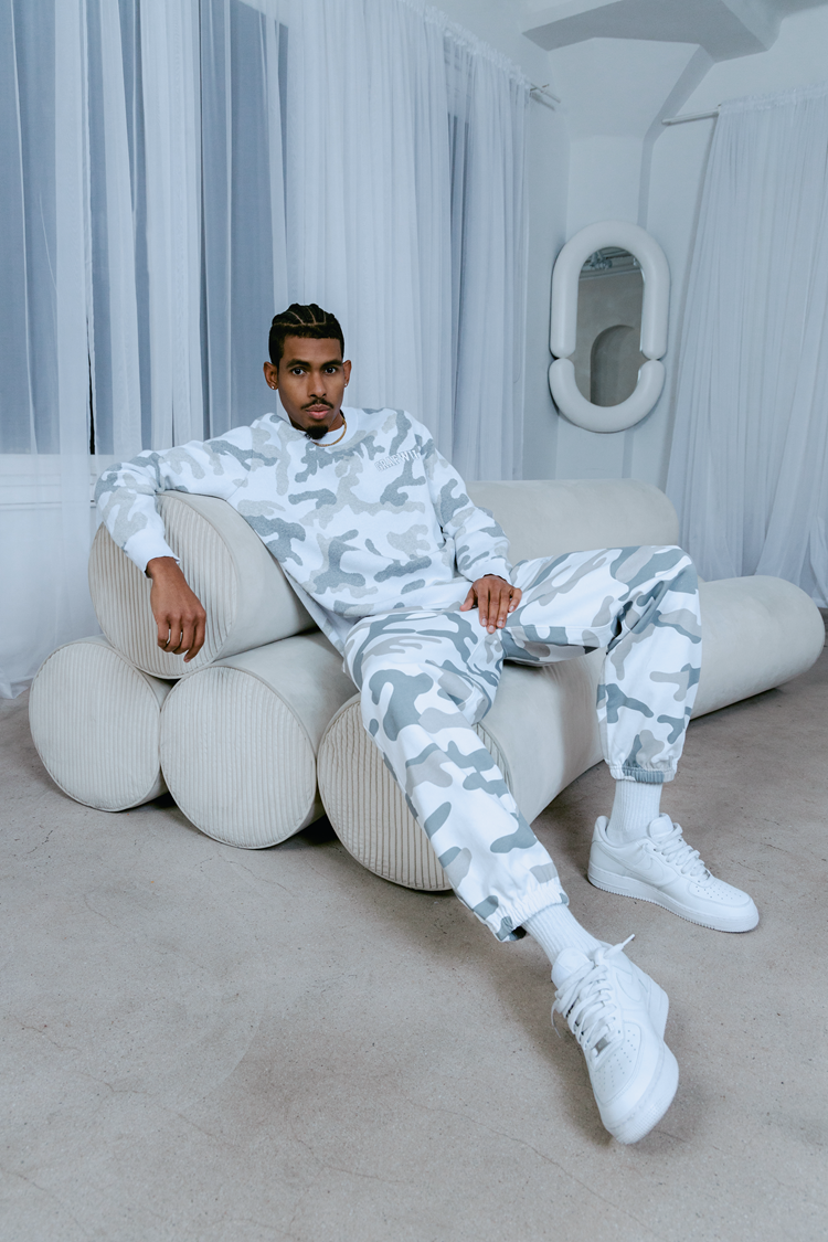 GRAF&WU Duck Hunting Multi-color Camouflage Knitted Sweater