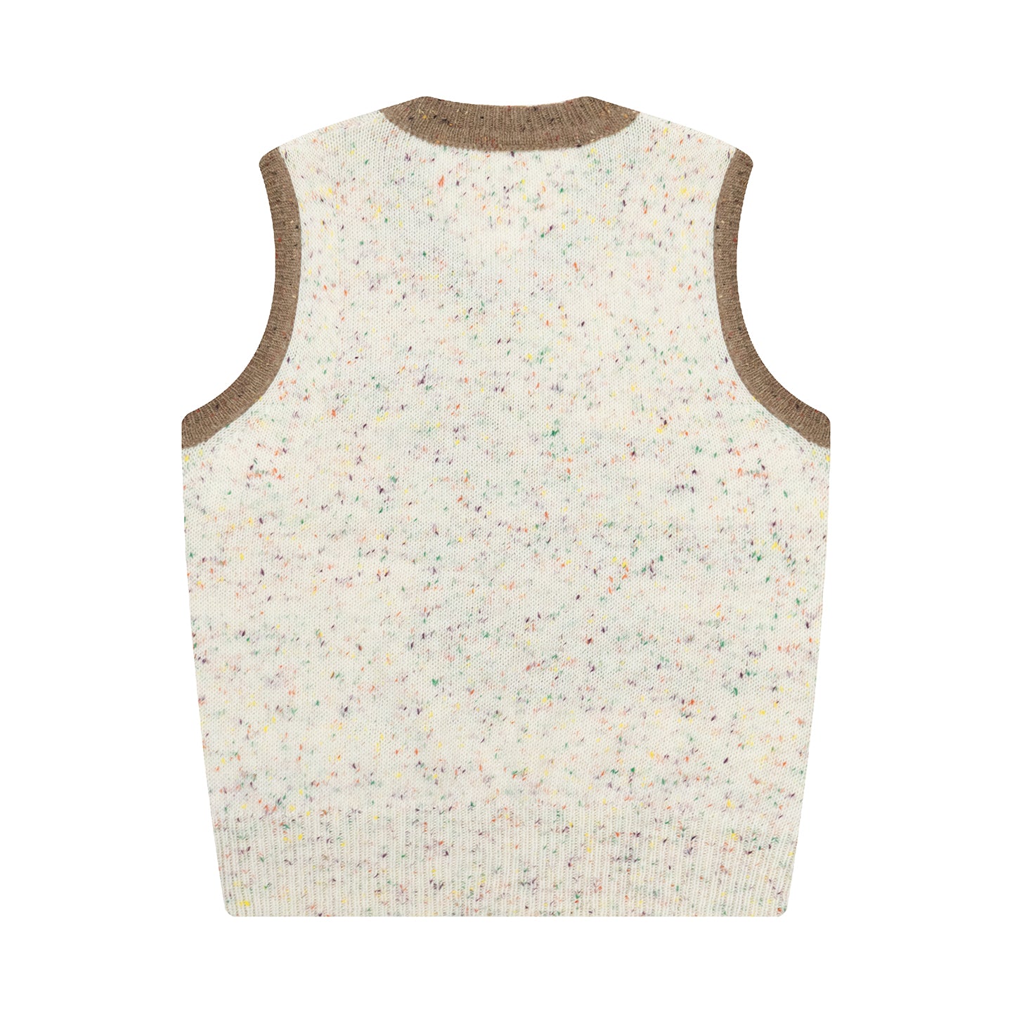 GRAF&WU Star Wine Glass Flower Colorful Wool Knit Sweater Vest