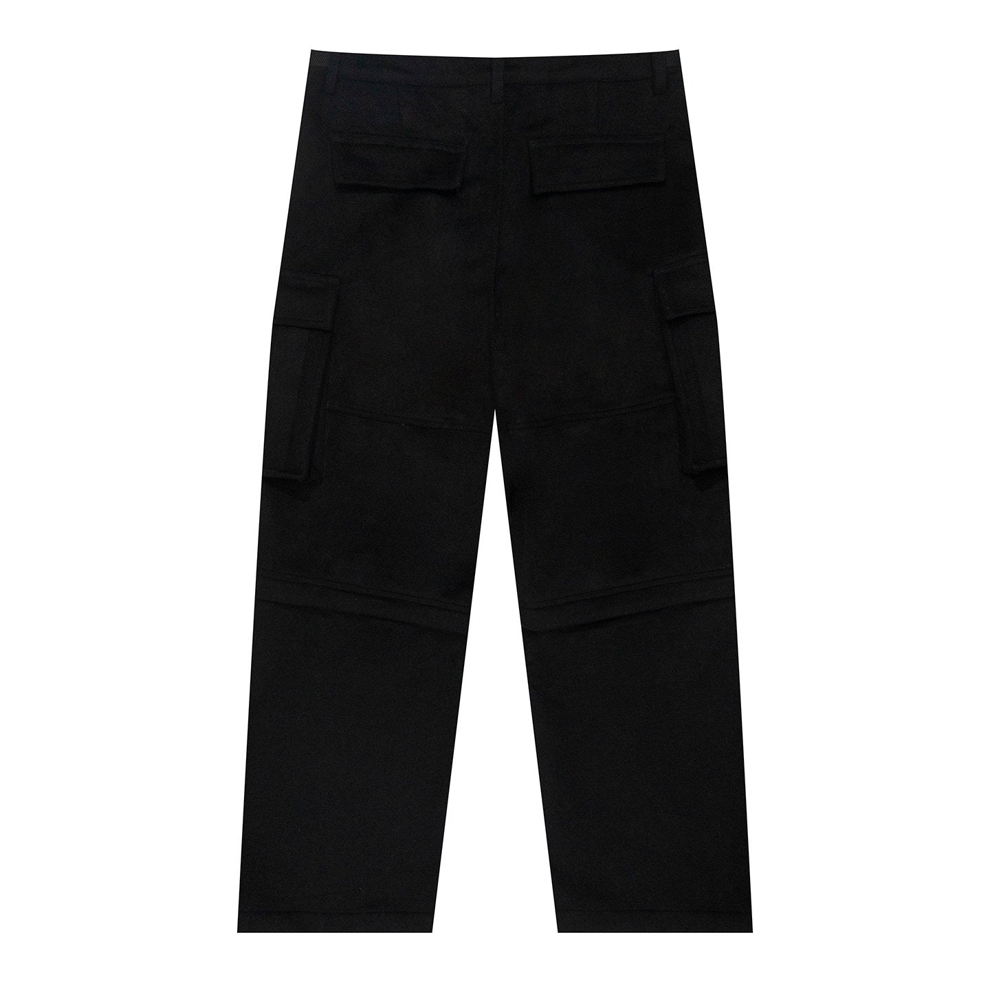 GRAF&WU Fashion Woolen Thick Cargo Pants