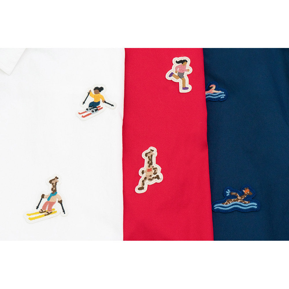 GRAF&WU Sports Giraffe Mini Embroidered T-Shirt