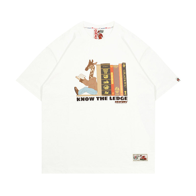 GRAF&WU EricB&Rakim Knowledge Giraffe Graphic T-Shirt