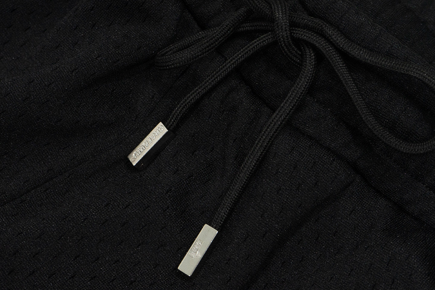 GRAF&WU Giraffe Badge Print Double-layered Mesh Cozy Pants